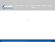 Tablet Screenshot of danesmarine.com